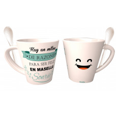 TAZA CÓNICA RAZONES